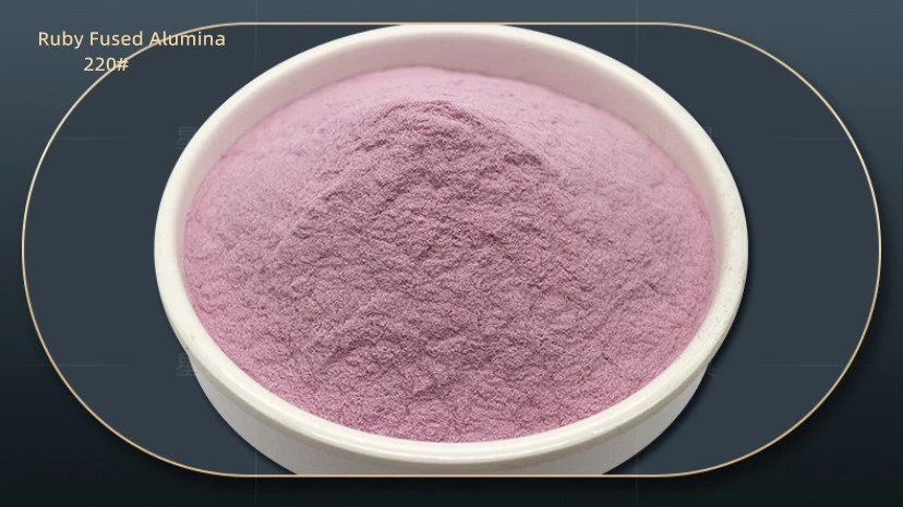 Pink Ruby Fused Alumina Corundum 220 Pink Ruby Fused Alumina Corundum 220